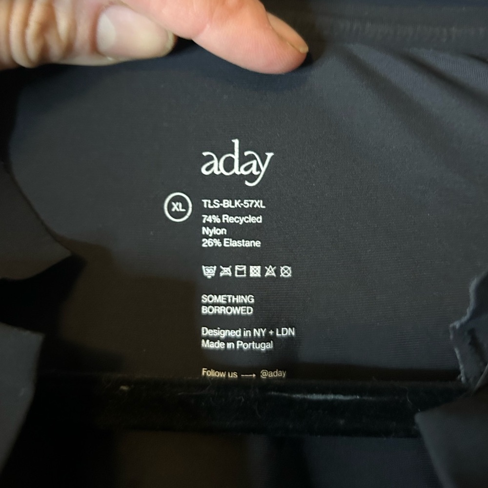 Aday Something Borrowed Black Button Down - image 4